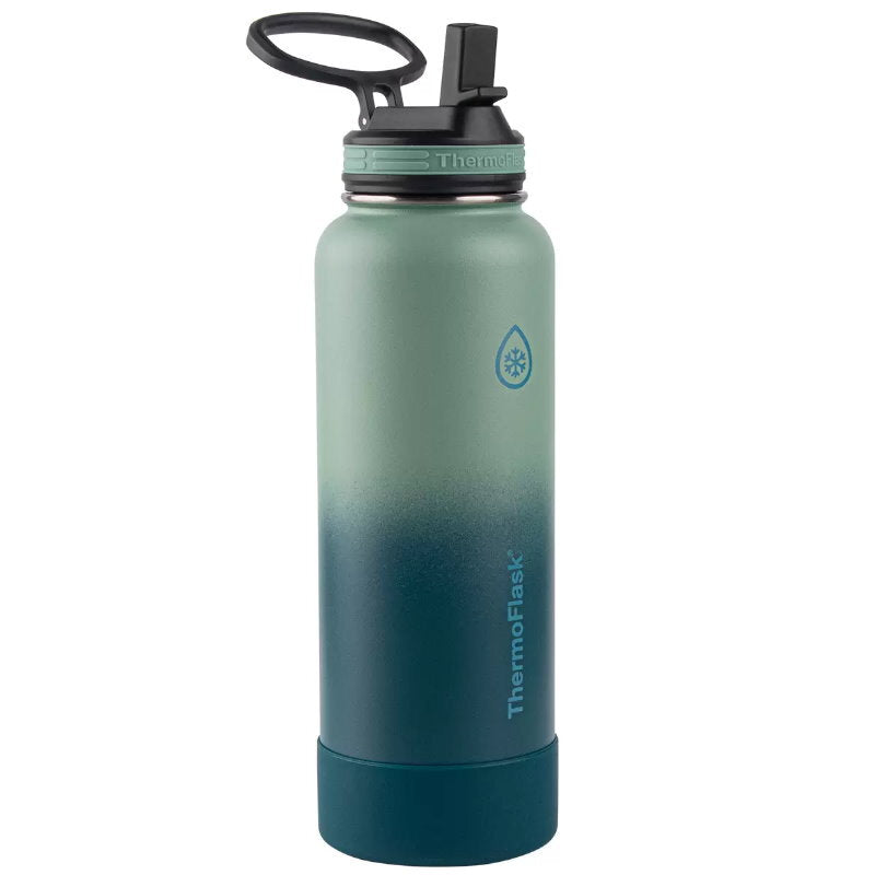 ThermoFlask 2-Pack Double Wall Vacuum Insulated Stainless Steel Water Bottles