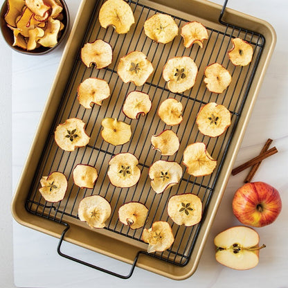 Nordic Ware High-Sided Oven Crisp Baking Tray Nonstick Bakeware Half Sheet