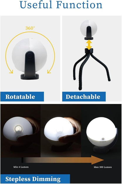 Newgale Portable Motion Sensor Outdoor Indoor Battery Powered Security Light