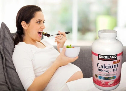 Calcium 600mg + Vitamin D3 500 Tablet Supplement Support Strong Bones & Teeth