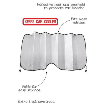 WHO-RAE Pro Max Reflector Sunshade Kit Car Windscreen Shade & Rear Window Shades