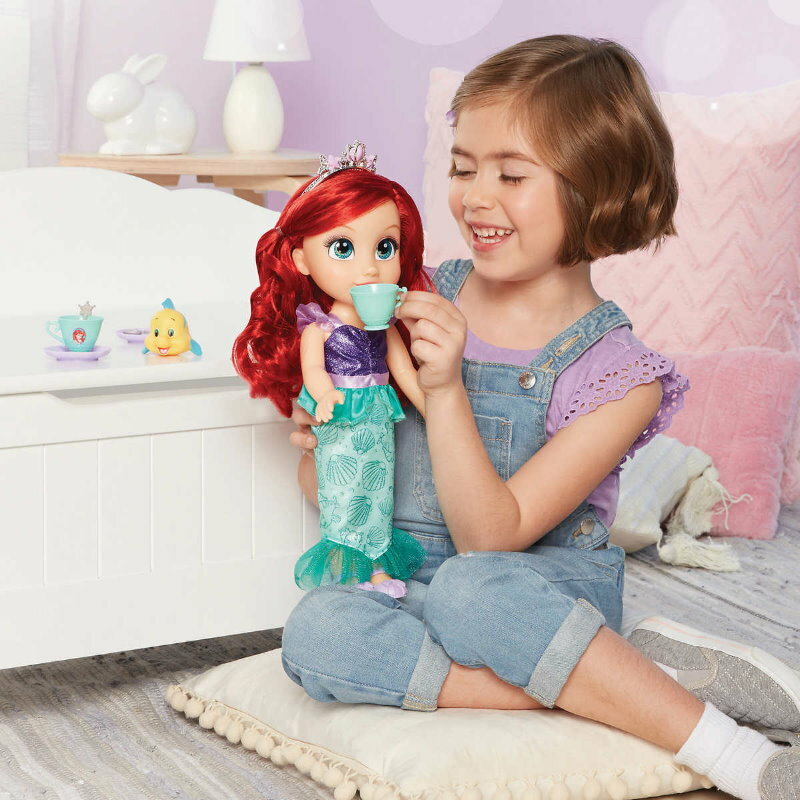 Disney Princess Doll Tea Time w/ Friend - Doll, Outfit, Tea Cups, Plates, Spoons