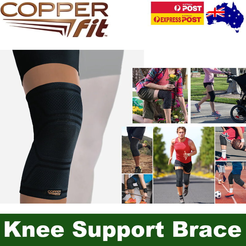 Copper Fit Elite Knee Compression Sleeve Knee Support Brace Size L/XL or S/M