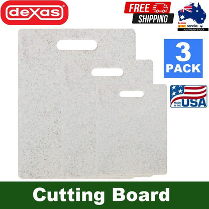 Dexas 3-Pack PolyCoconut EVOLV Poly Cutting Board with Natural Coconut Shells