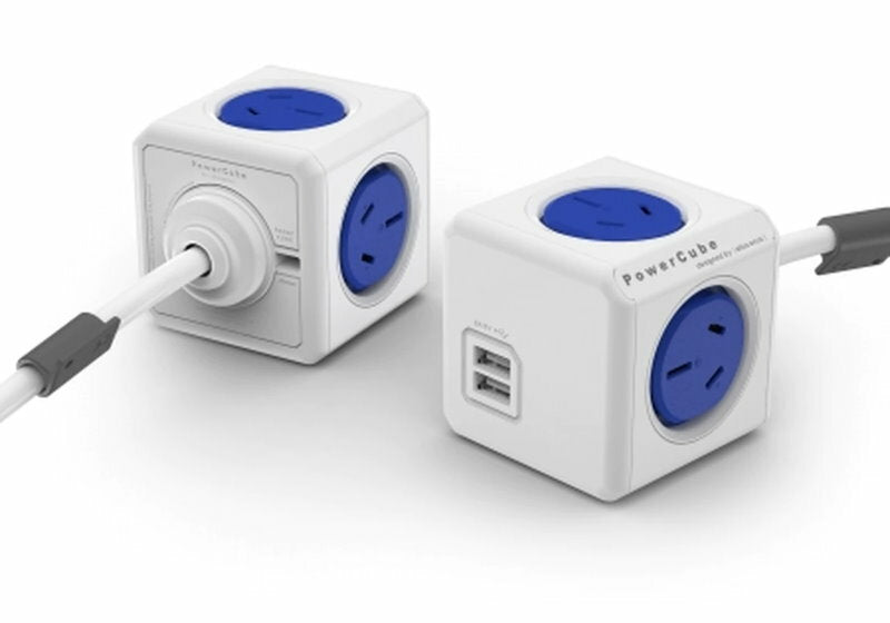 Allocacoc 5-Outlet/4-Outlet 1.5m/3m or 2x USB Original Extended PowerCube