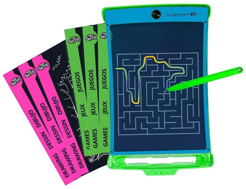 Boogie Board Magic Sketch Reusable Kids Drawing Pad with Double-Sided Templates
