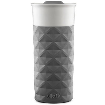 Ello Ogden On-The-Go Ceramic Travel Mug with Friction-Fit Lid & Silicone Boot
