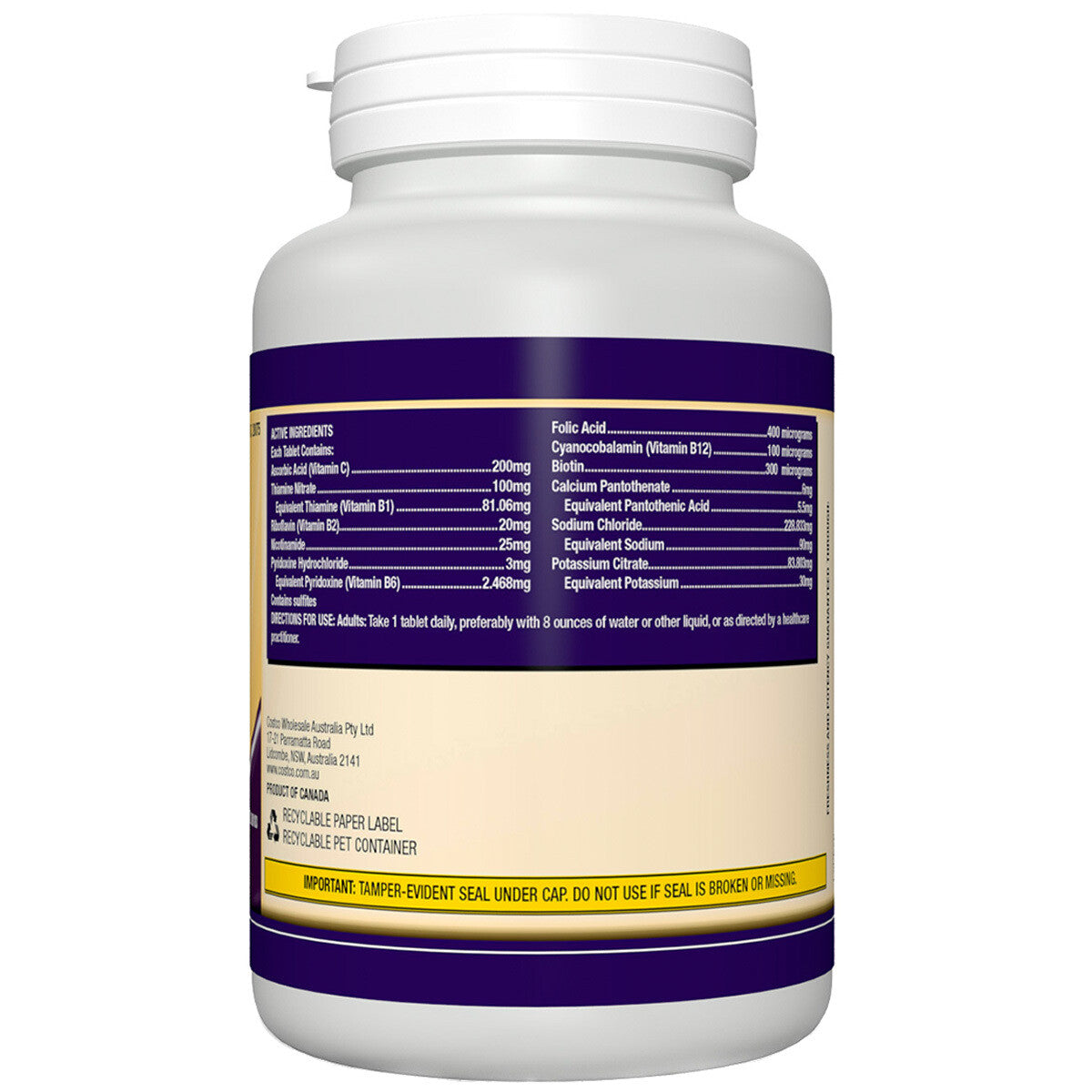 Super Vitamin B Complex Electrolyte Support Energy Metabolism Antioxidant Health