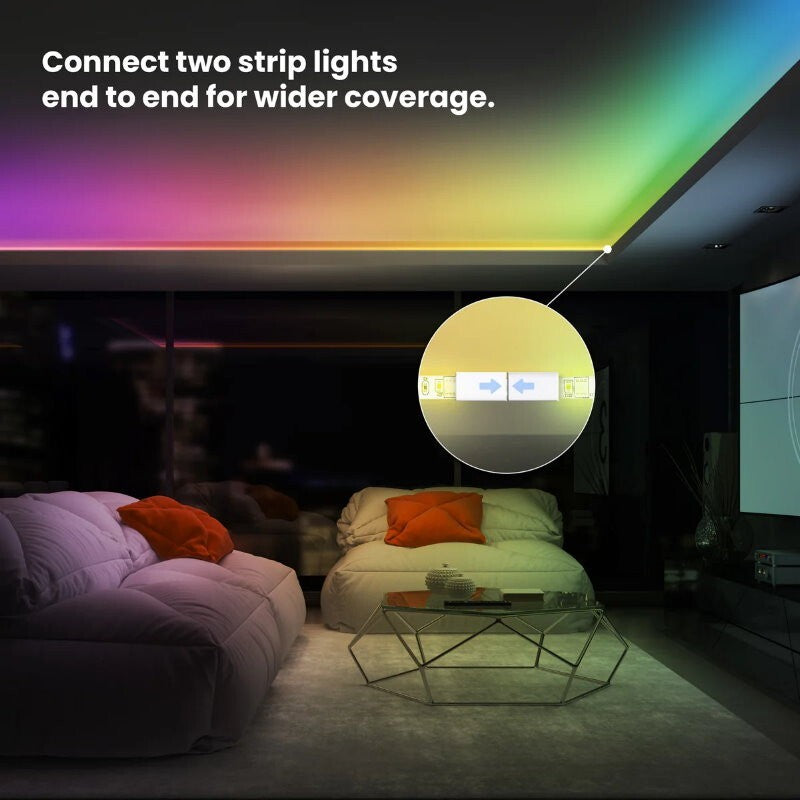 Feit Electric 6m WiFi Smart RGB Colour Changing LED Strip Light with Remote