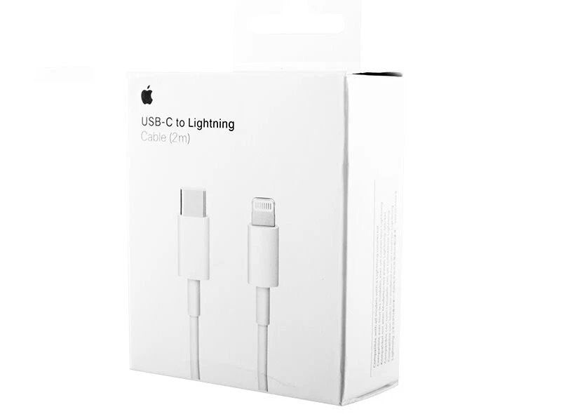 GENUINE Apple USB-C to Lightning Cable (1 m or 2 m) For iPhone 14, 13, 12 / iPad