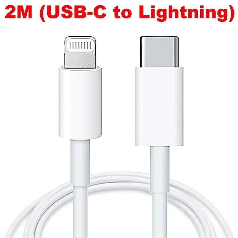 GENUINE Apple USB-C to Lightning Cable (1 m or 2 m) For iPhone 14, 13, 12 / iPad
