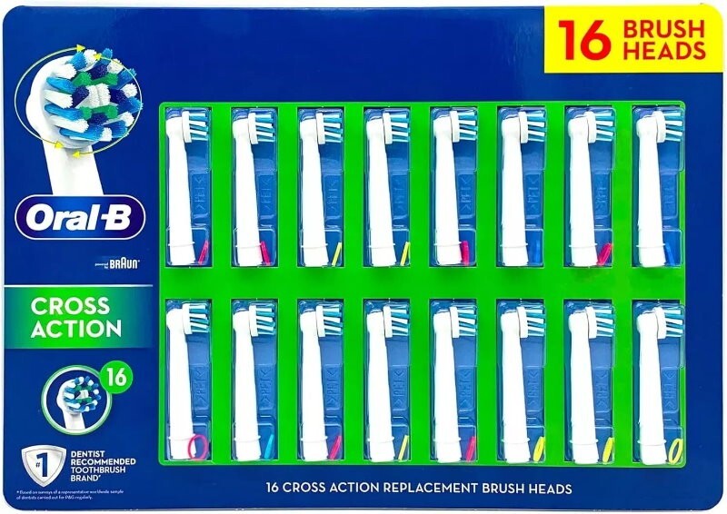 Oral-B CROSS ACTION Replacement Electric Toothbrush Heads Refills Brush Heads