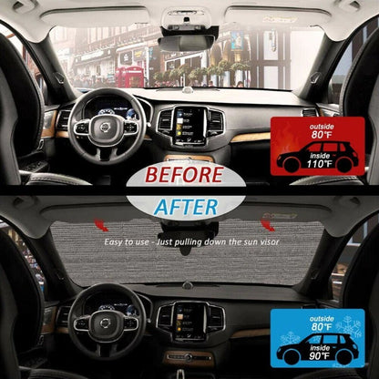 WHO-RAE Pro Max Reflector Sunshade Kit Car Windscreen Shade & Rear Window Shades