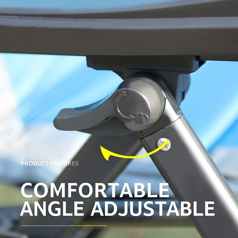 Timber Ridge Reclining Chair Zero Gravity Lounger 159 kg Weight Capacity