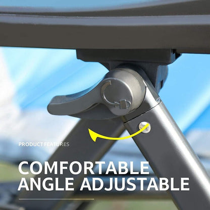 Timber Ridge Reclining Chair Zero Gravity Lounger 159 kg Weight Capacity