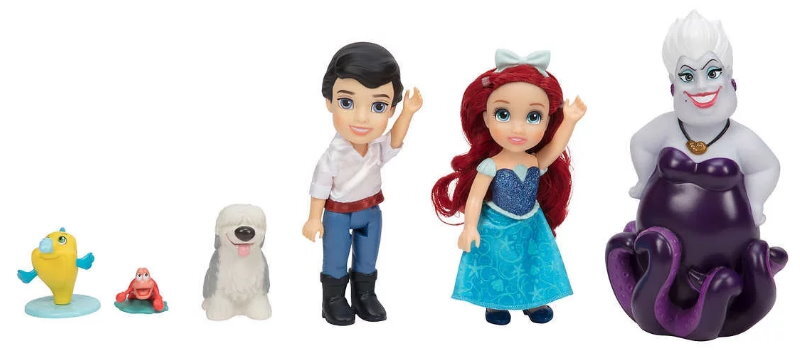 Disney Princess Dolls Deluxe Petite Storytelling Set Gift Set (3+ Years)