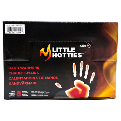 Little Hotties 80 x Hand Warmer Glove Pocket Natural Heat Indoor Outdoor Skiing