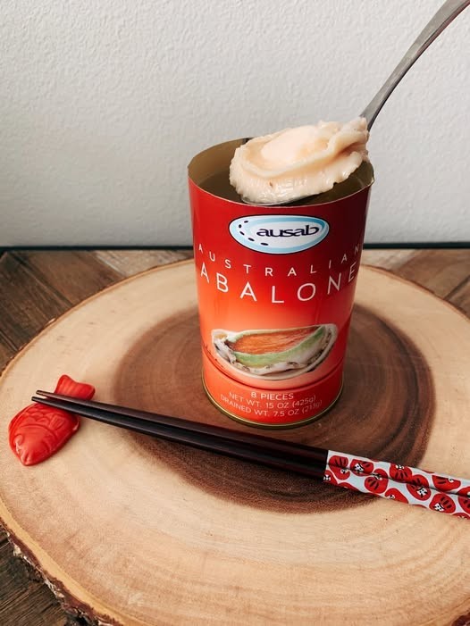 Australian Abalone In Brine Can 2 x 425g Ready to Eat Sustainably Grown in Farms