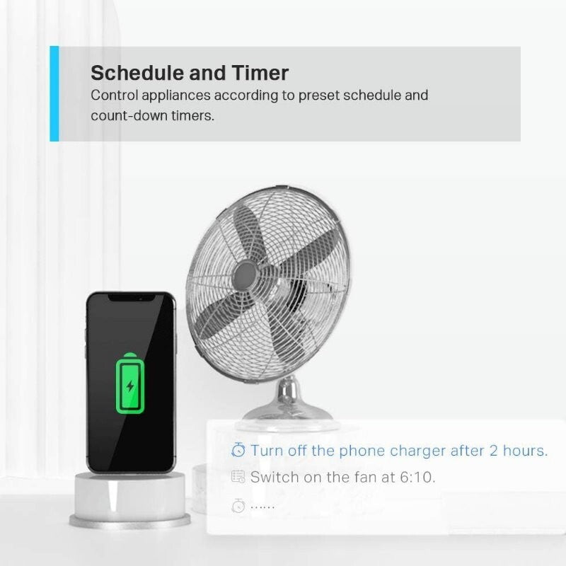 TP-Link Tapo P100 V2.20 Mini Smart Wi-Fi Socket AU Plug - Remote & Voice Control