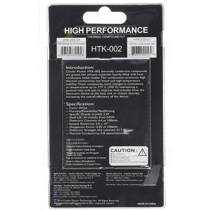 Cooler Master HTK-002 Thermal Compound High Performance Paste