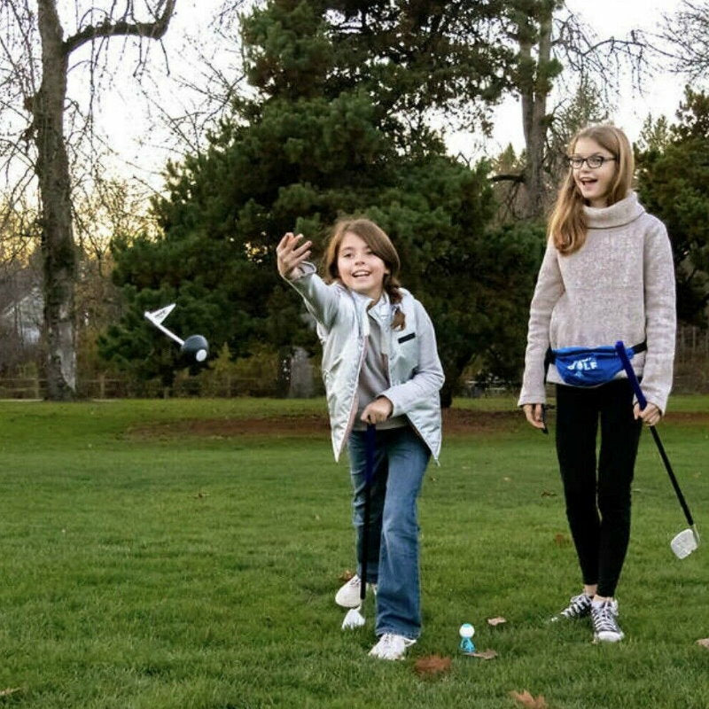 Hog Wild Birdie Outdoor Golf Play Set - Outdoor Game for Family Fun