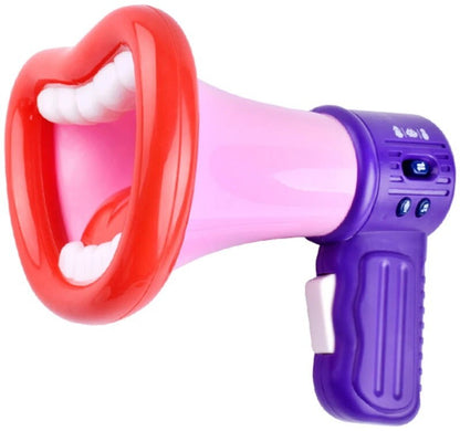 STOBOK Big Mouth Funny Voice Changer Microphone Megaphone Recorder Toy for Kids