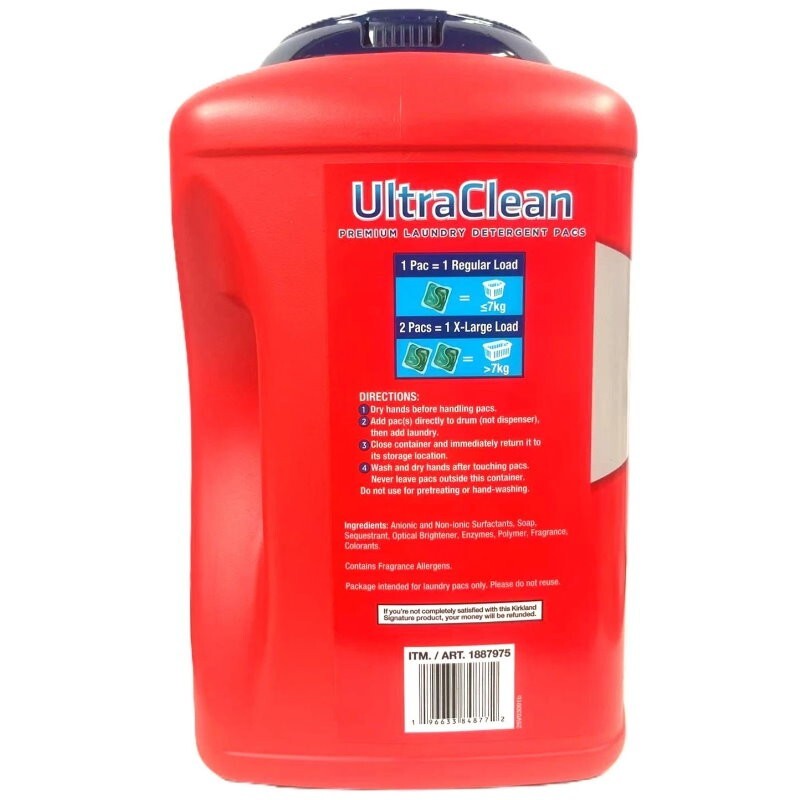 Kirkland Signature 140-Pack Ultra Clean Premium Laundry Detergent Pacs - Express
