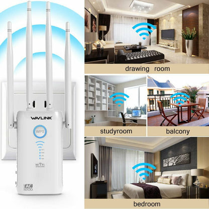 Wavlink Aerial AC1200 2.4+5Ghz Dual-Band WiFi Range Extender Booster WN579G3