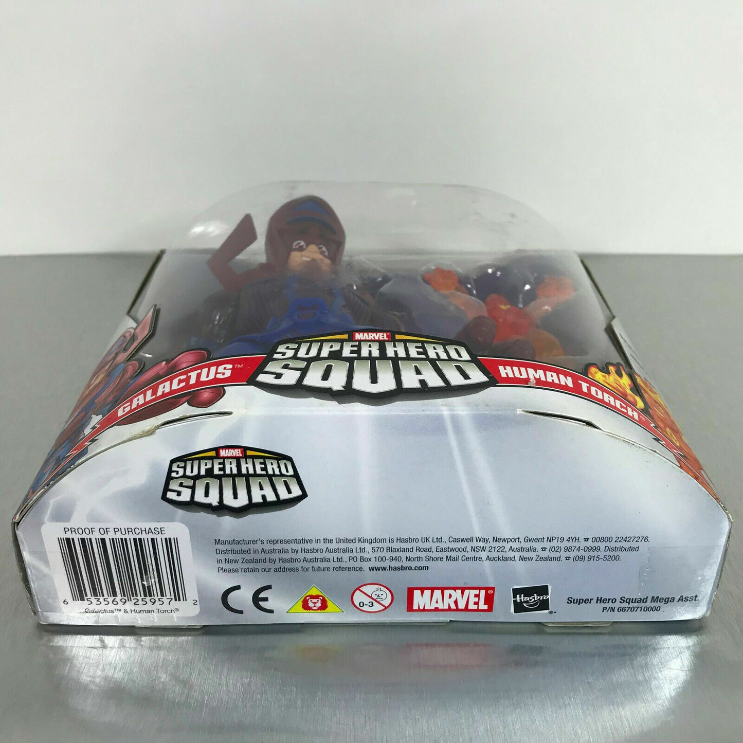 NEW Marvel Super Hero Squad GALACTUS & HUMAN TORCH Mega-Pack Fantastic Four