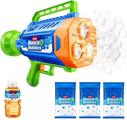 Zuru Bunch O Mega Bubbles Blaster with LED lights, Rechargeable Battery