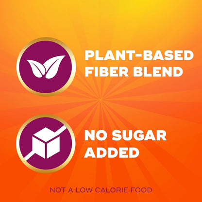 Metamucil Fiber Supplement Gummies Sugar Free Orange Flavour 5g Prebiotic Plant