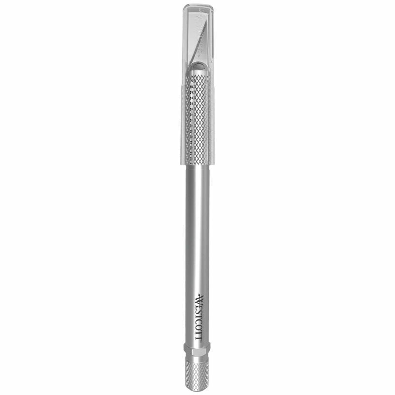 Westcott 11-Piece Craft Kit - Trimmer, Cutting Mat, Scissors, Hobby Knife Blades