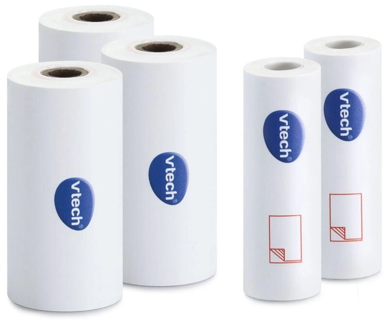 VTech 5 Rolls Kidizoom PrintCam Paper Refill Pack - Regular & Sticker Paper