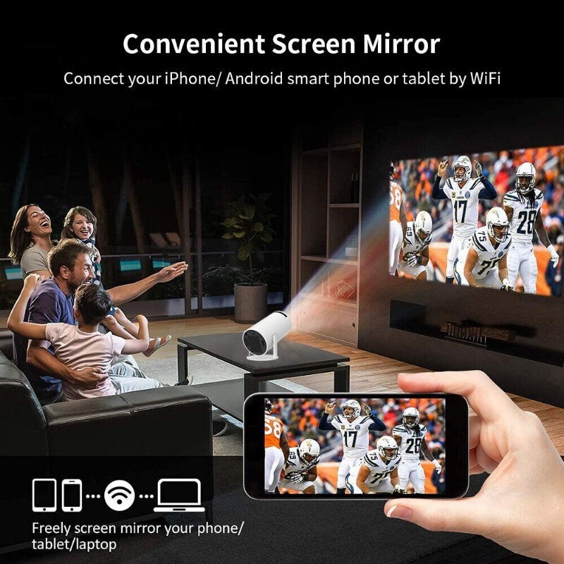 Topleo Freestyle Portable Smart Projector Up to 130" Projection & 180° Rotation