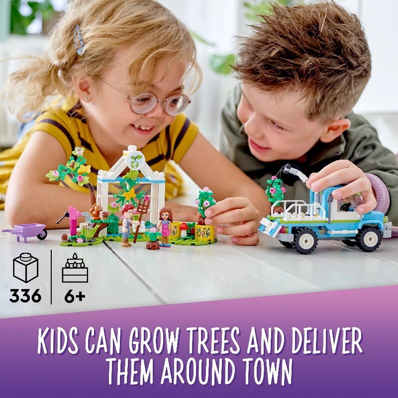 LEGO FRIENDS 41707 Tree-Planting Vehicle - Kids Building and Construction Toy