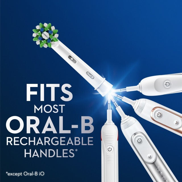 Genuine Oral-B CrossAction Toothbrush Replacement Refill Brush Head 16 Packs