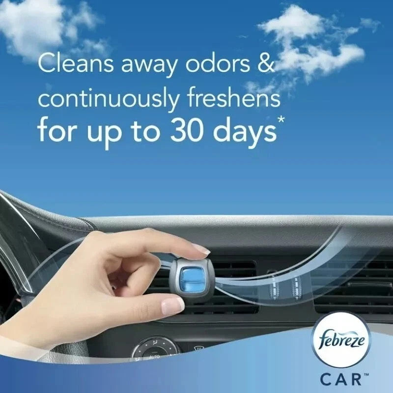 Febreze 5-Pack Mini Car Air Freshener Vent Clips Scents 5 x 2mL Up to 200 Days