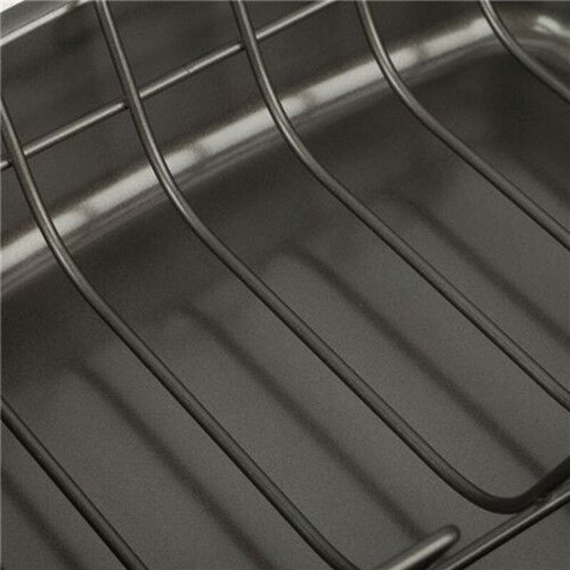 MasterPro Non Stick Ultimate Roaster with Rack Roasting 50 x 34 x 14cm - MPHB100