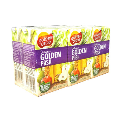 24 x 250mL Golden Circle Kids Fruit Drink Lunch Box Popper Multipack Golden Pash