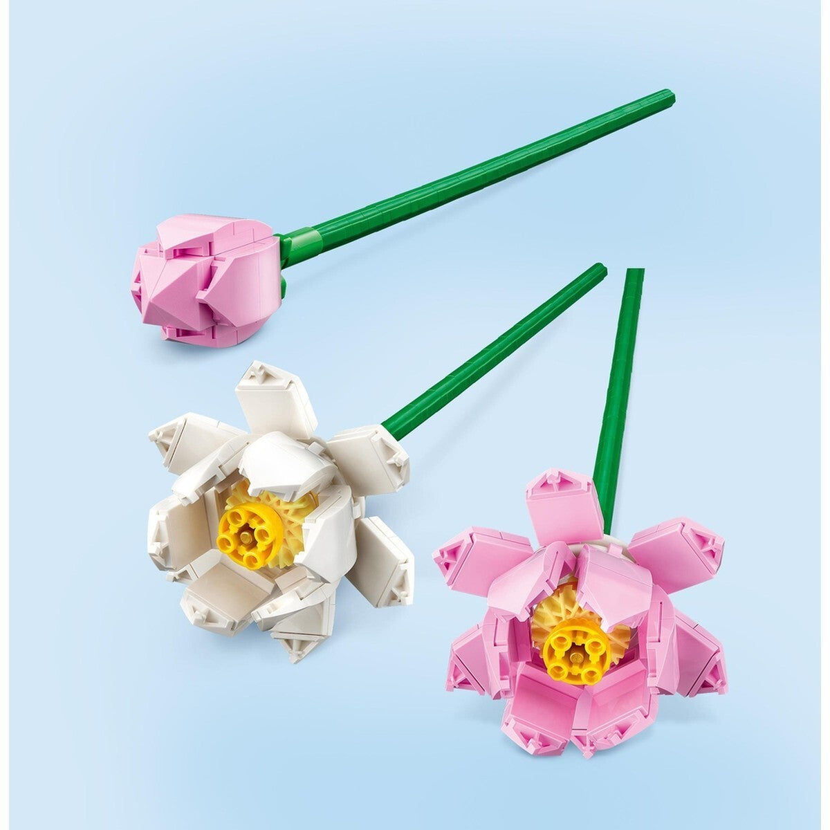 Lego Icons 40647 Lotus Flowers Botanical Collection Set Gift 220pcs 30cm Tall