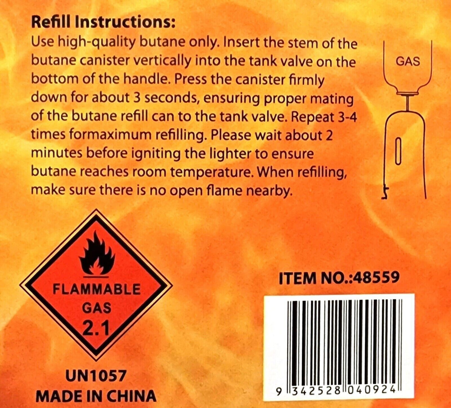 5 X-Lite Portable Refillable Flexible Adjustable Flame BBQ Oven Camp Gas Lighter