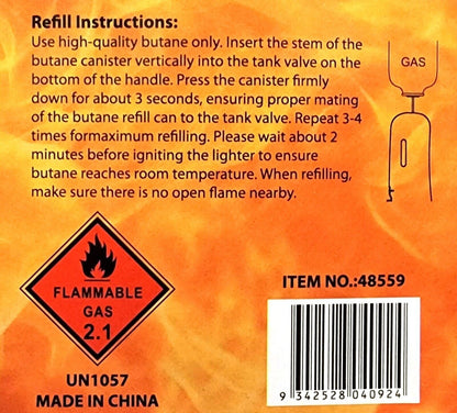 5 X-Lite Portable Refillable Flexible Adjustable Flame BBQ Oven Camp Gas Lighter