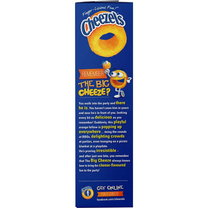 Cheezels Australian Made Finger Licious Original Cheese Flavoured Snack 125g Box