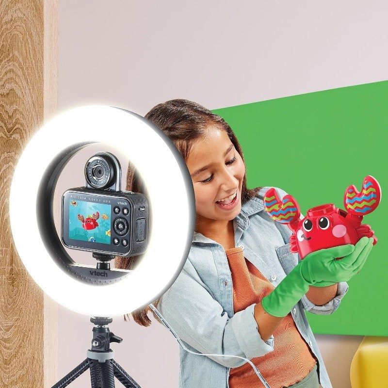Vtech Kidizoom Video Studio PRO Kids HD Camera Deluxe Bundle with Green Screen