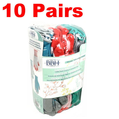 Groupe BBH Latex Foam Comfort Grip Breathable Durable Gardening Gloves for Women
