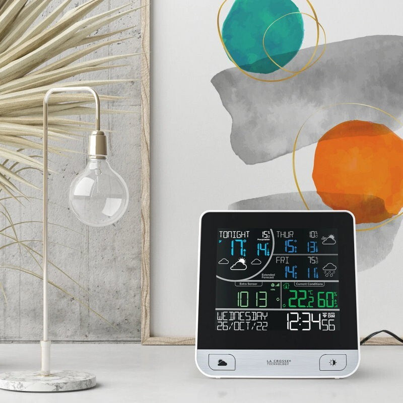 La Crosse Smart Wi-Fi Colour Weather Forecast Station Android iPhone App Monitor