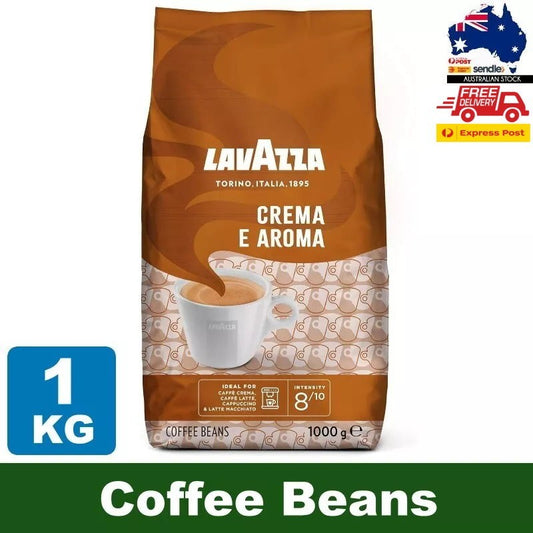 Lavazza Crema e Aroma, Arabica and Robusta Medium Roast Coffee Beans 1kg