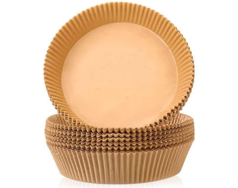 DATS Applaud Air Fryer Disposable Paper Liners Round, Oil & Water Proof, Baking