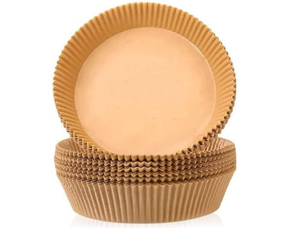 DATS Applaud Air Fryer Disposable Paper Liners Round, Oil & Water Proof, Baking