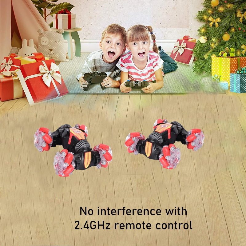 WSD Toys Gesture Sensing RC Stunt Car 2024 - Tumbling, 360° Spinning, Wall Flip